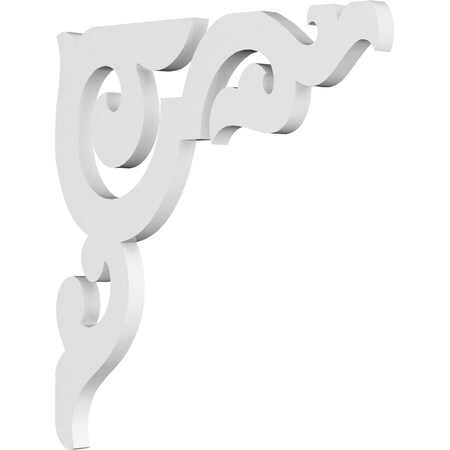 Ekena Millwork Rotherham Architectural Grade PVC Bracket, 5/8"W X 12"D X 12"H BKTP01X12X12RO